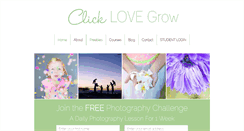 Desktop Screenshot of clicklovegrow.com